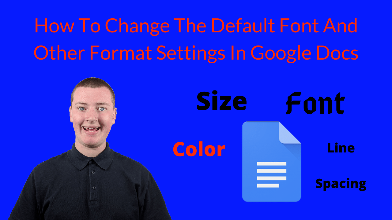 change google doc default font