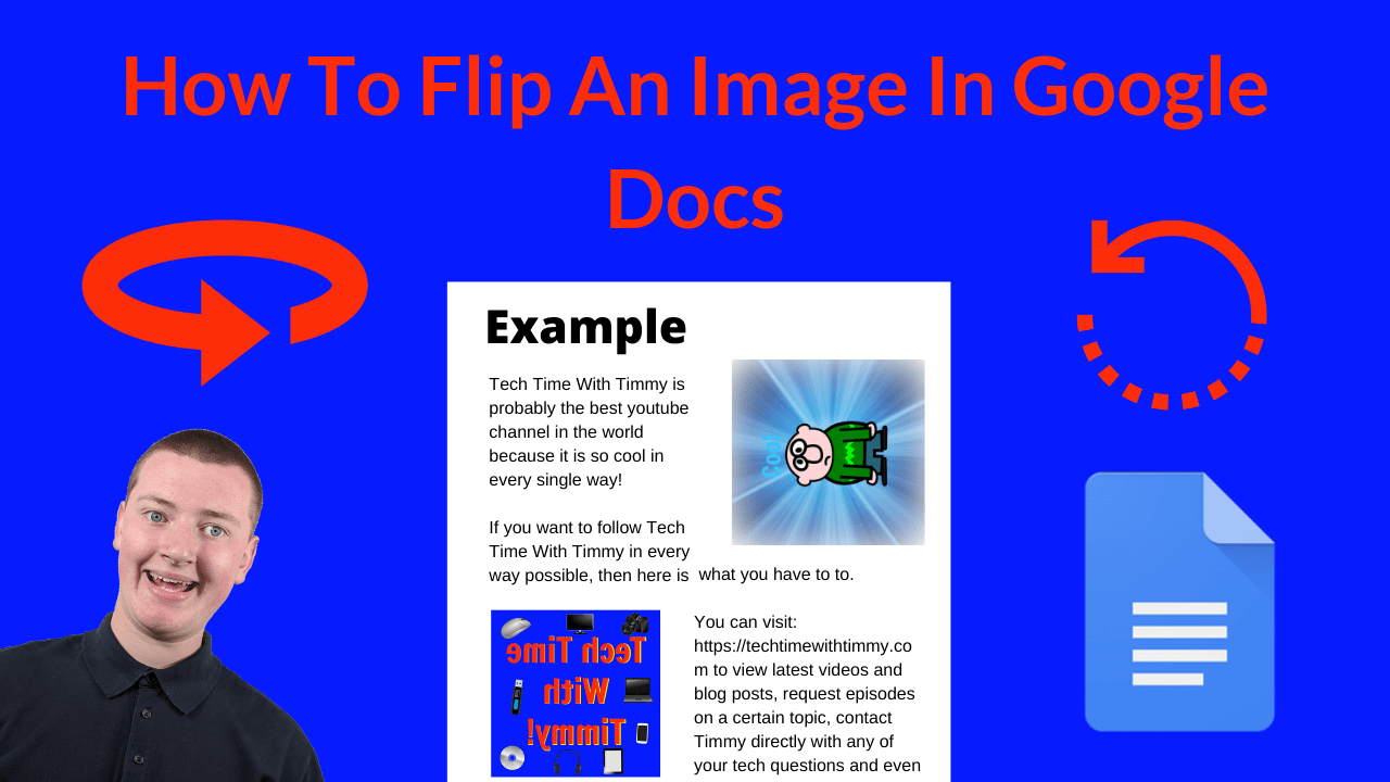 flip image googel docs