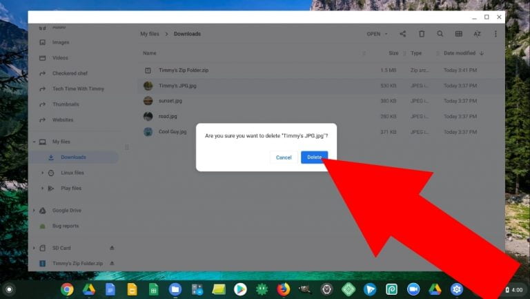 delete mightytext app on chromebook