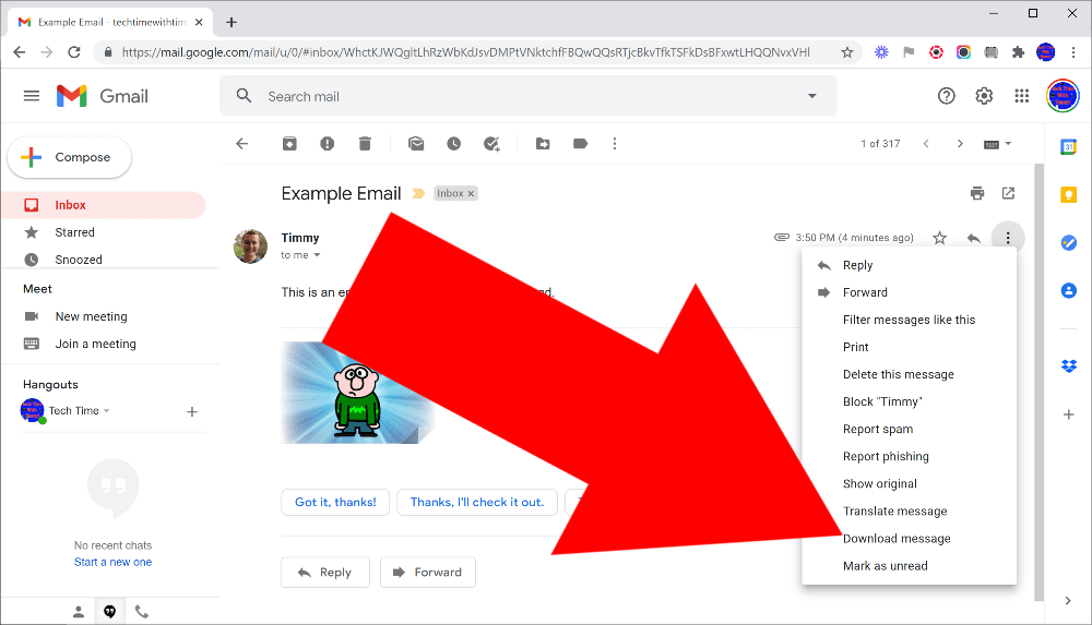 how to export emails from gmail