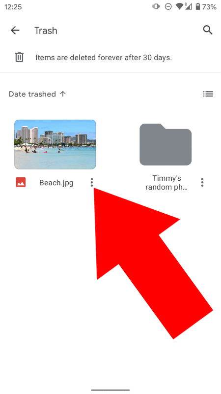 how to clear google drive on android