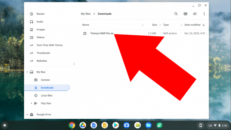how to download winrar on chromebook