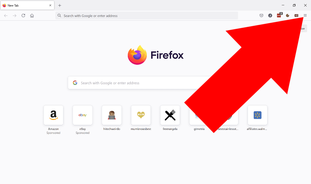 firefox private tab