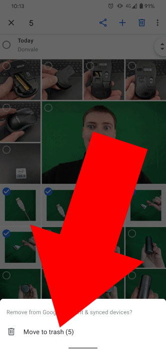 how to delete google photos permanently