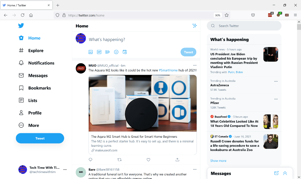 private window in firefox