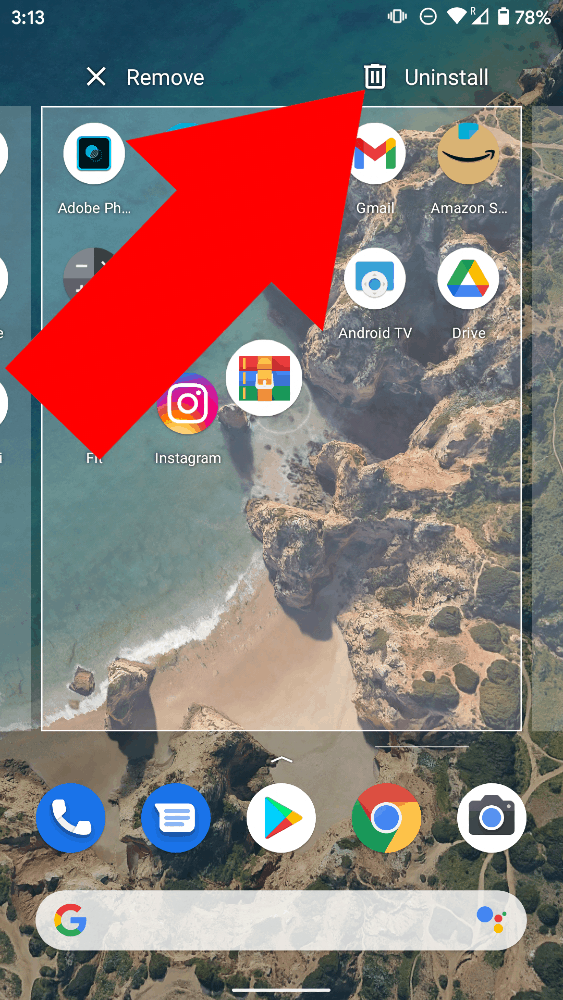 how do i remove an app from my phone