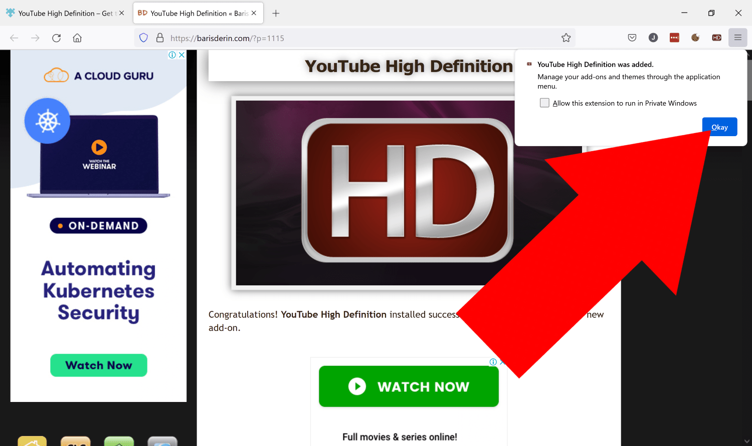how to make youtube play videos in hd automatically