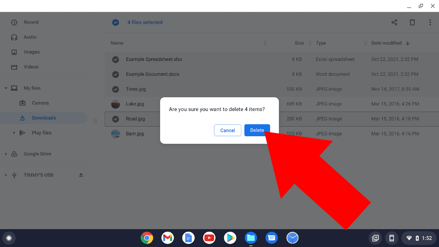how to eject usb from chromebook