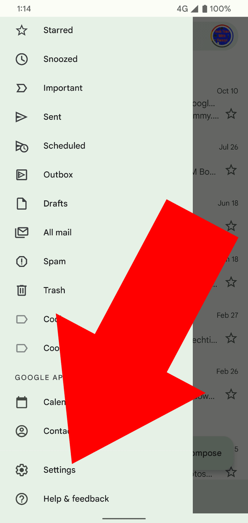 how to remove tabs in gmail