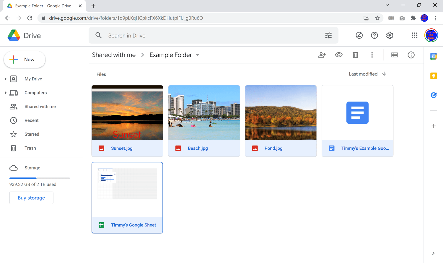 1.25 transfer google drive to another account