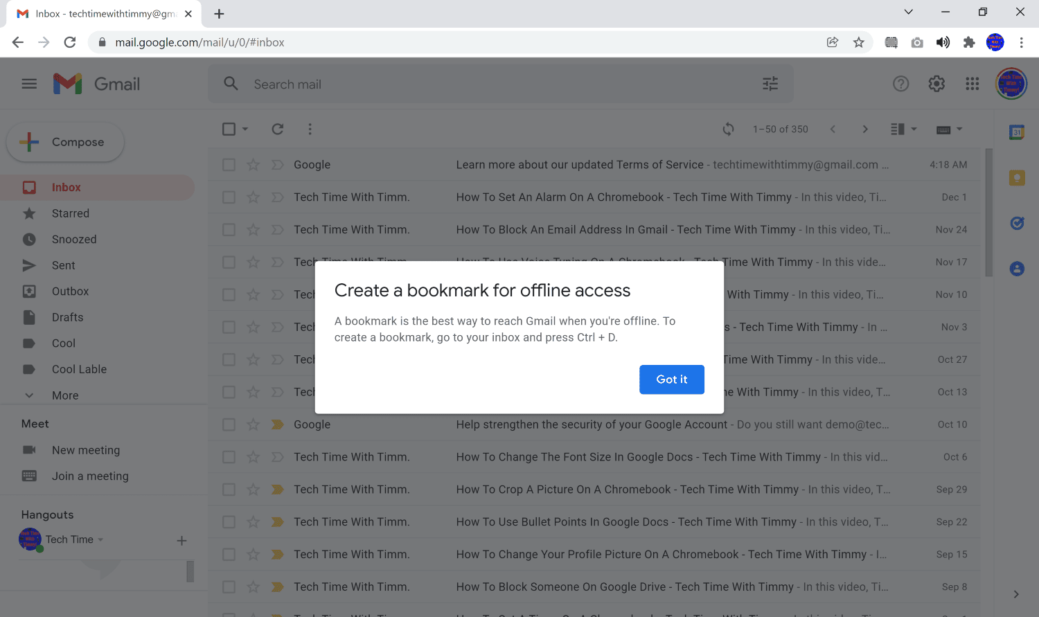 gmail offline desktop