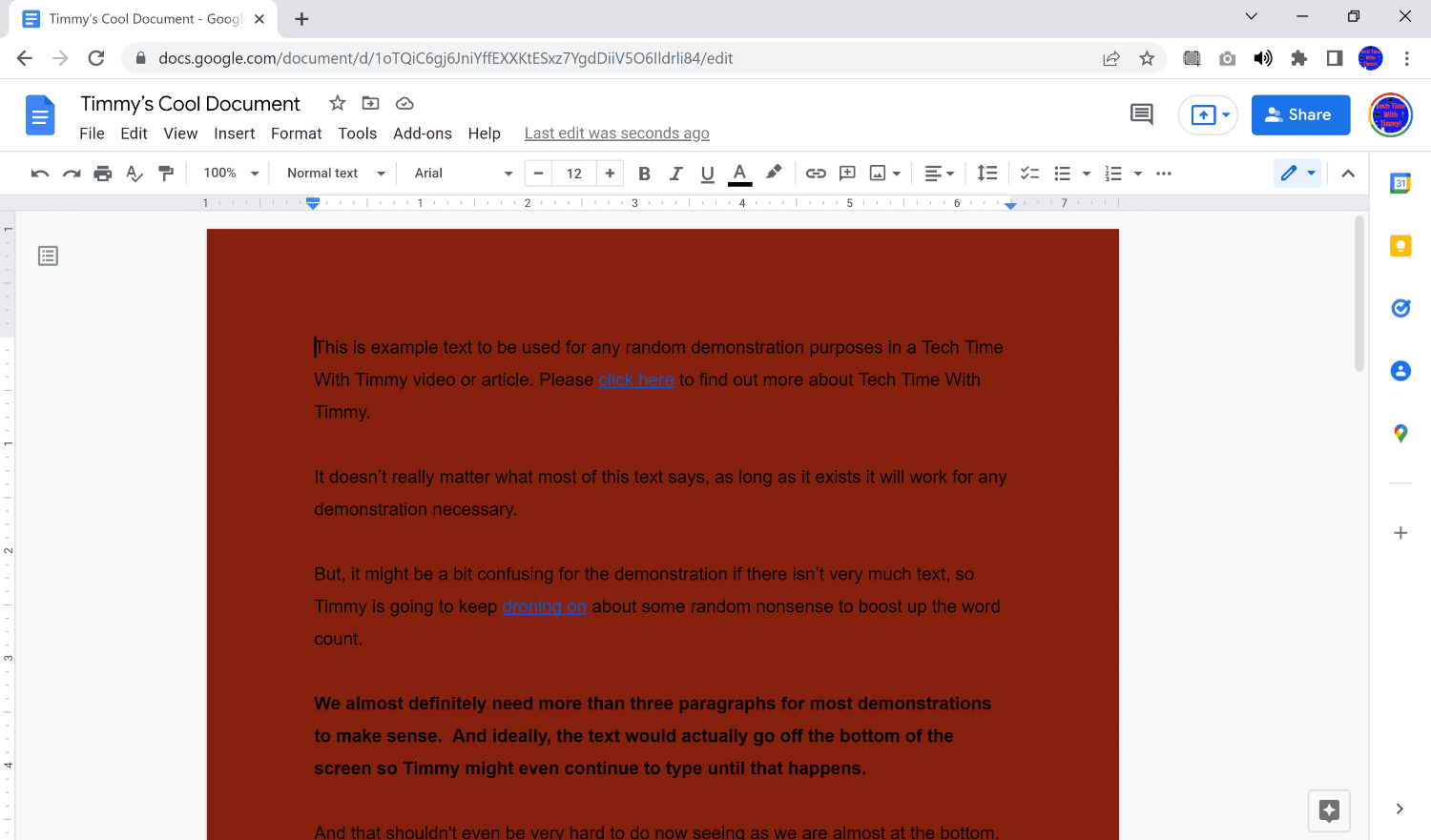how to change background color google docs