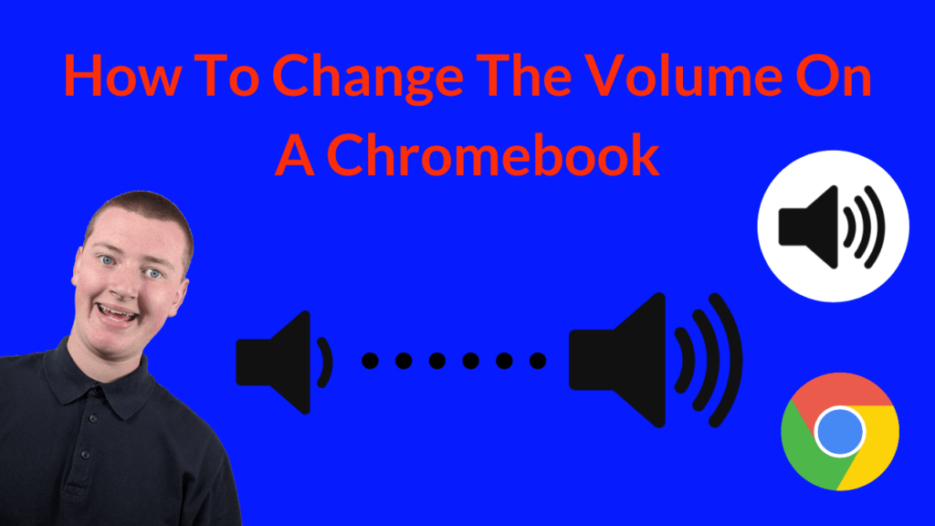 how to change volume on chromebook