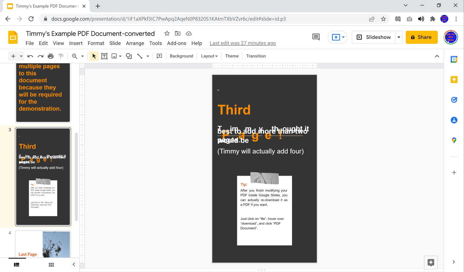 how to turn pdf into google slides