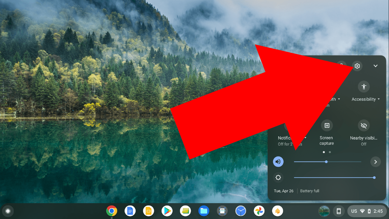 how to change mouse size on chromebook