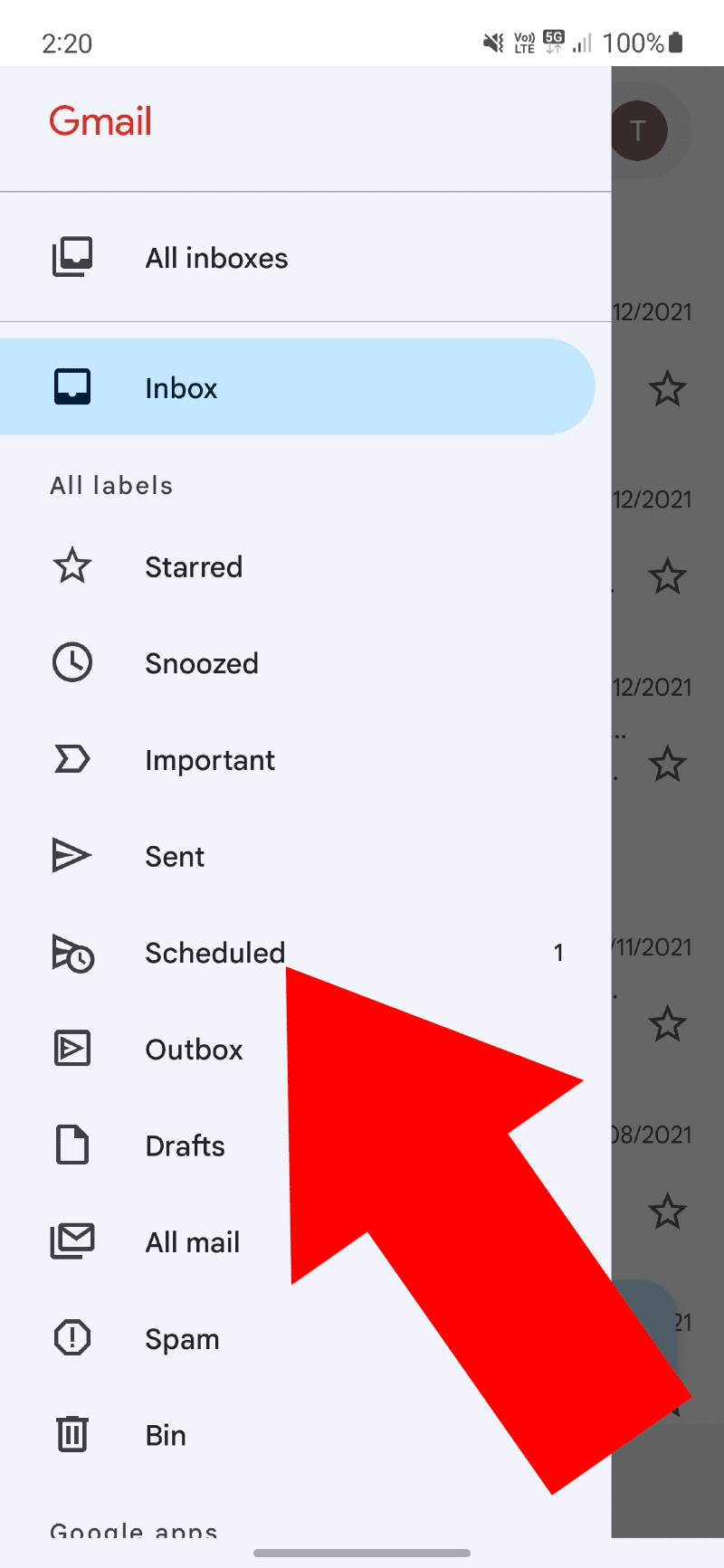 how to schedule an email to send later in gmail