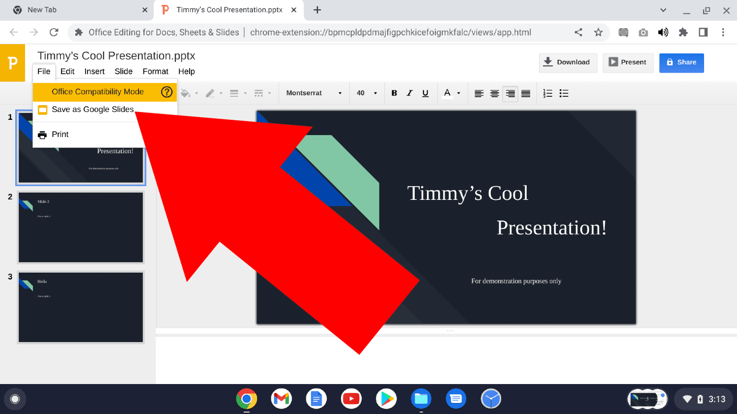 can i use powerpoint on a chromebook