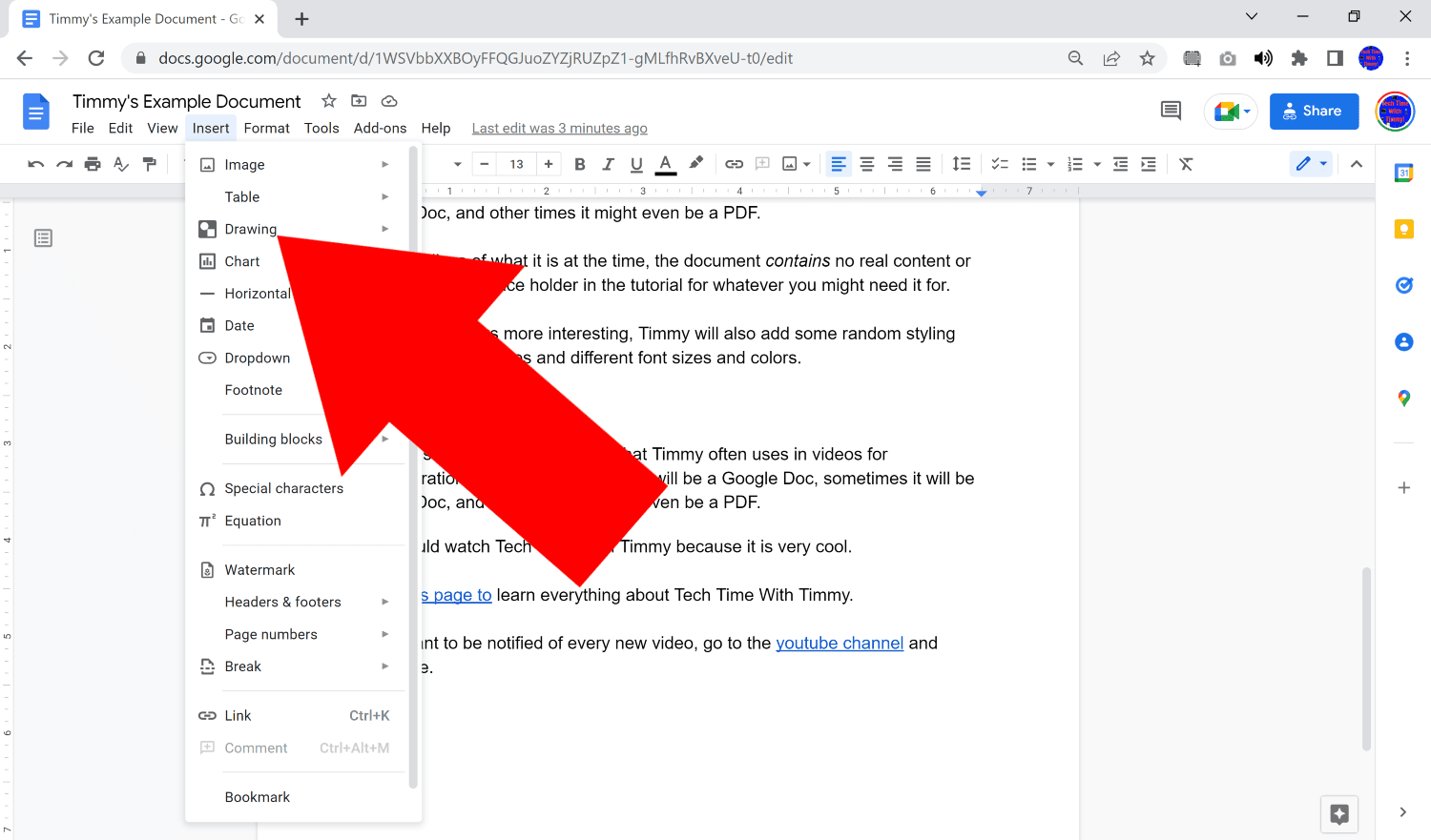how to rotate image in google docs