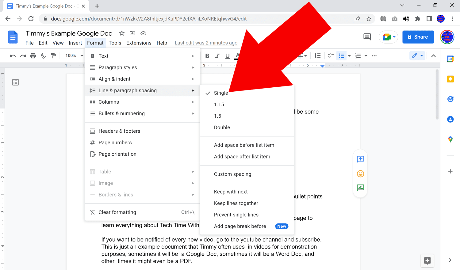 How To Move A Bullet Point Back In Google Docs