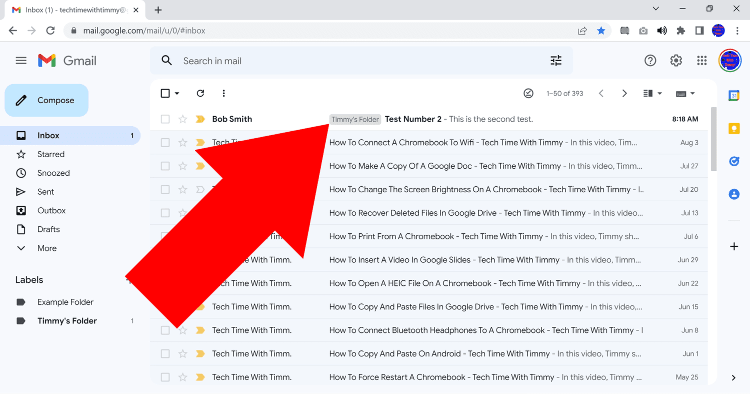 how to auto send emails to folders in gmail