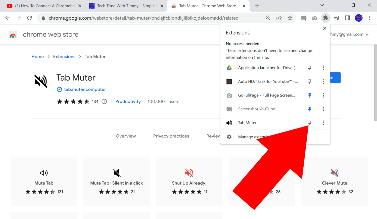 how to mute a chrome tab