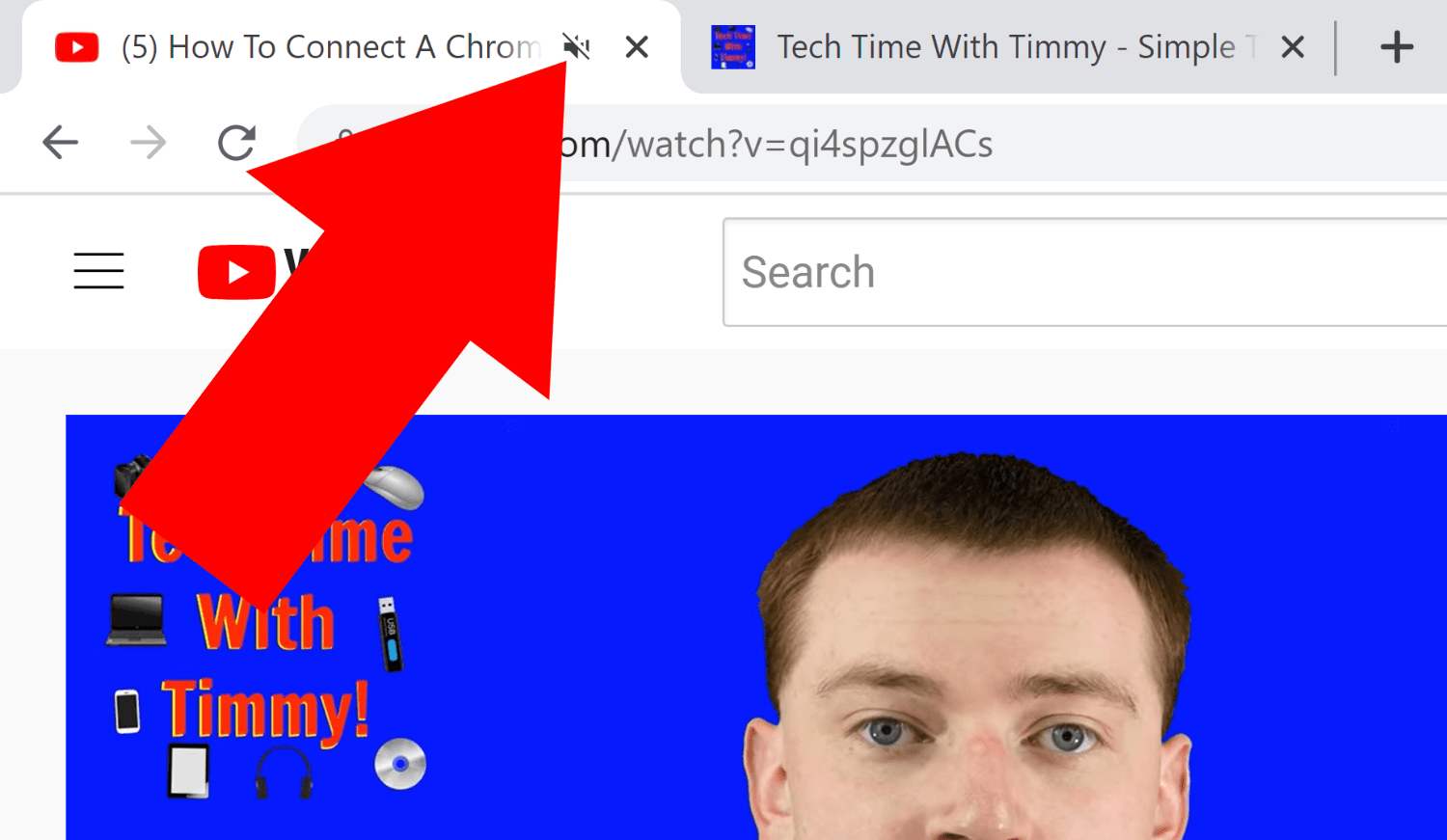 how to mute site on chrome