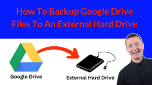 how to backup google drive files to external hard drive