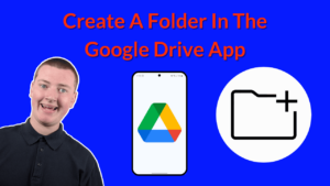 how to create a folder in google drive app